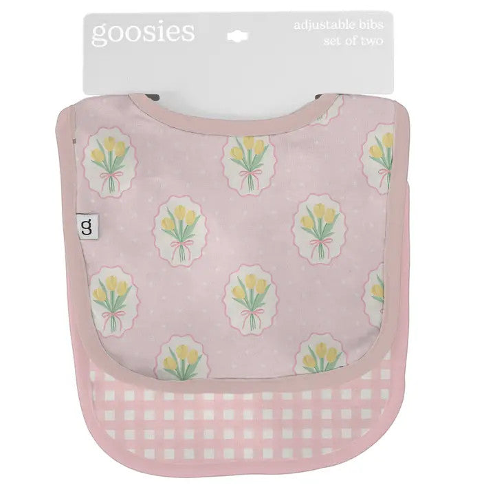 Goosies Bib Set - Fancy Tulips