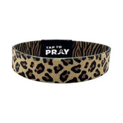 Tap To Pray Medium Safari Leopard Wristband