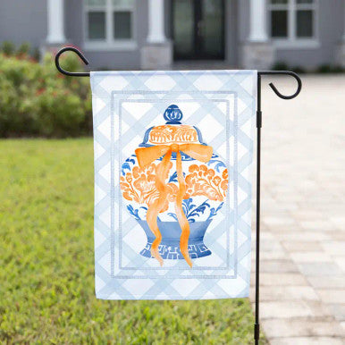 The Navy Knot Fall Coquette Ginger Jar Garden Flag