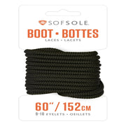 Sof Sole 60" Black Round Boot Laces