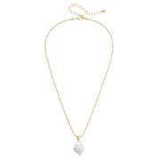 Canvas Rachel Pearl Drop Necklace - Ivory