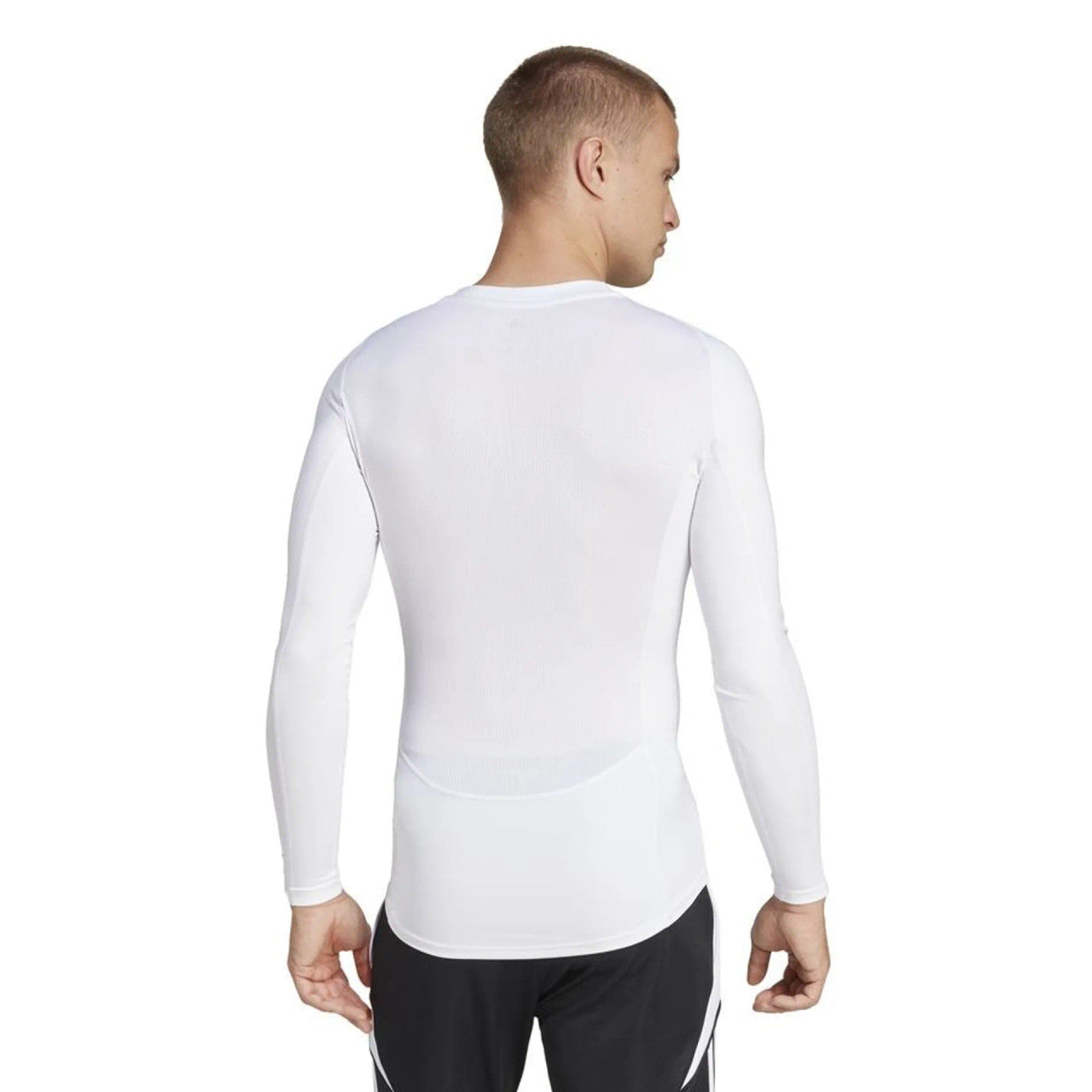 Adidas Men's Long Sleeve Compression Performance Shirt - White