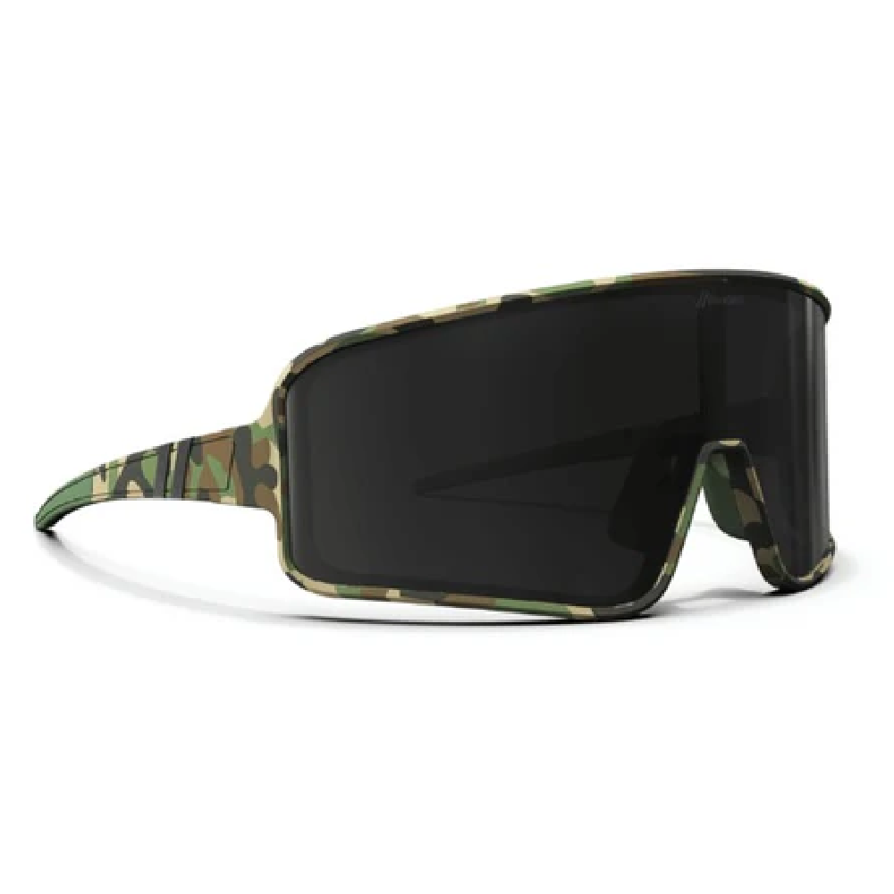 Blenders Eclipse Polarized Sunglasses Woodland Camo Frame Smoke Lens