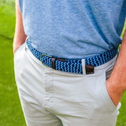 Roostas Men's The Nantucket Woven Stretch Belt