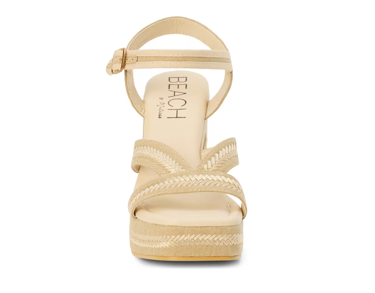 Beach by Matisse Adelaide Platform Ankle‑Strap Sandal - Sand