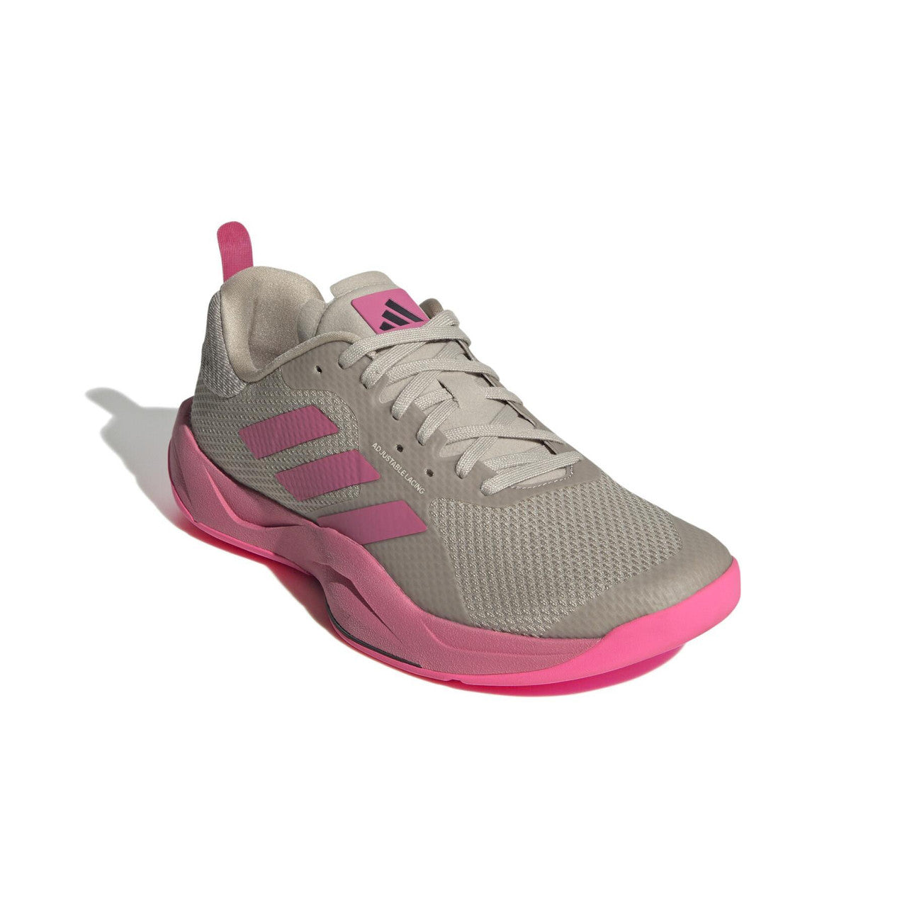 Adidas Women's Rapidmove Trainer - Wonder Beige / Wonder Beige / Pink Fusion