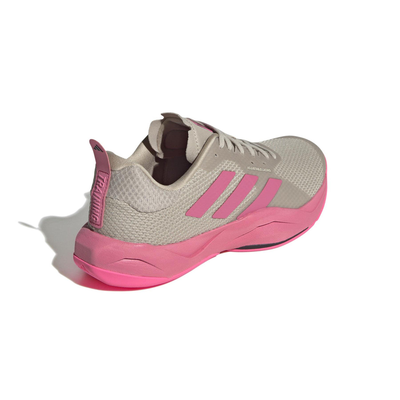 Adidas Women's Rapidmove Trainer - Wonder Beige / Wonder Beige / Pink Fusion