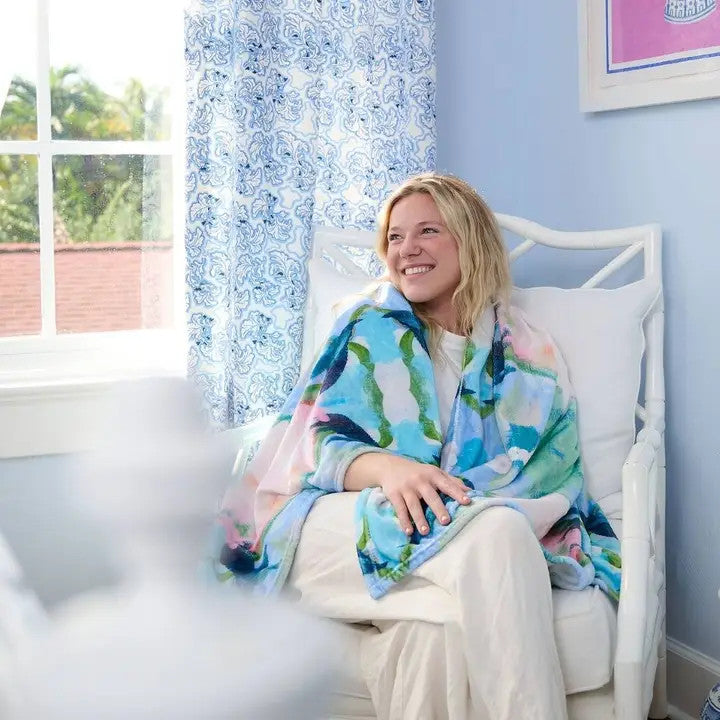 Laura Park Island House Fleece Blanket