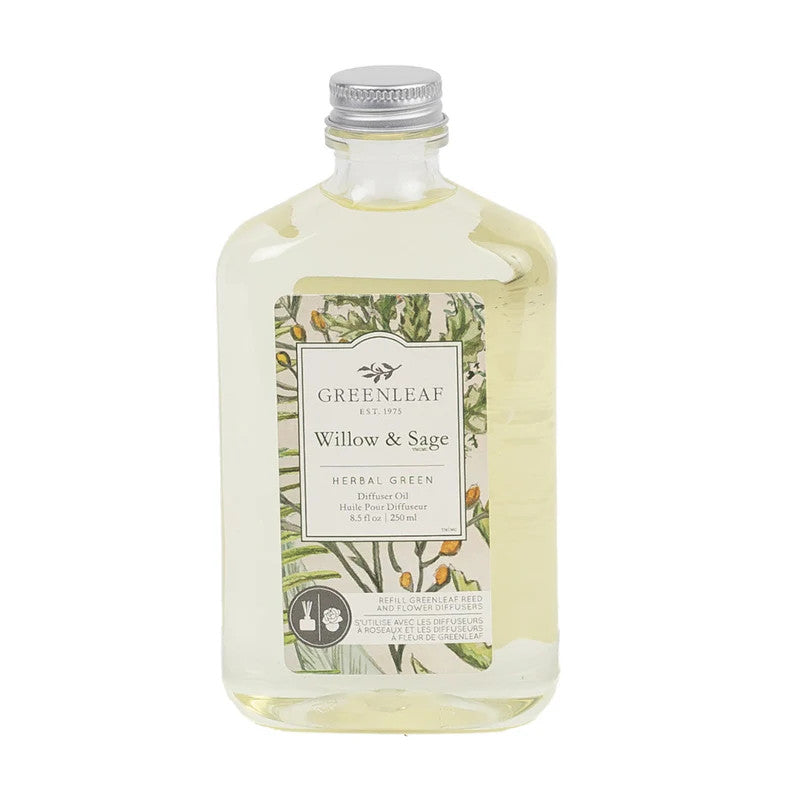 Greenleaf Willow & Sage Reed Diffuser Oil Refill