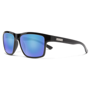 Suncloud A-Team Polarized Sunglasses - Black/Blue Mirror