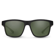 Suncloud A-Team Polarized Sunglasses - Matte Black/Polarized Gray Green Lens
