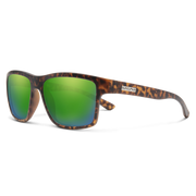 Suncloud A-Team Polarized Sunglasses- Matte Tortoise/Polar Green