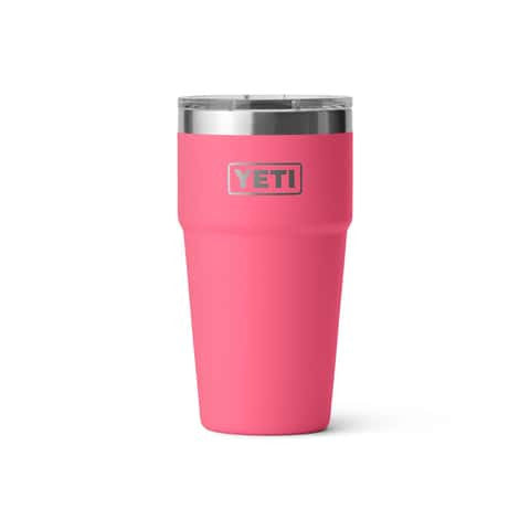 YETI Rambler 20 oz Stackable Insulated Cup - Tropical Pink