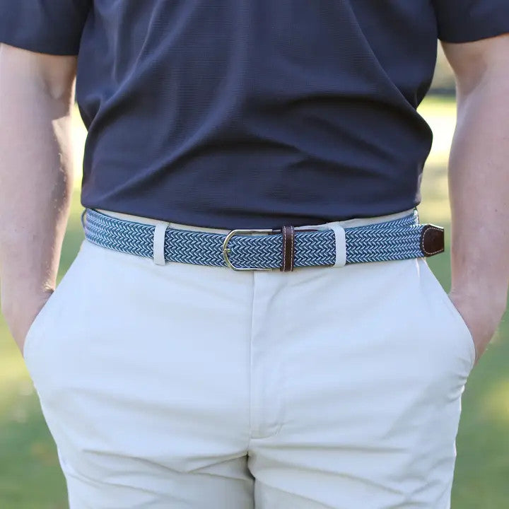Roostas Men's The Bandon Woven Stretch Belt