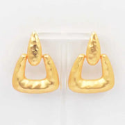 What's Hot Hammered Chunky Circle Earring