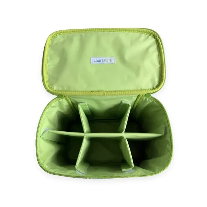 Laura Park Petite Frond Green Train Case