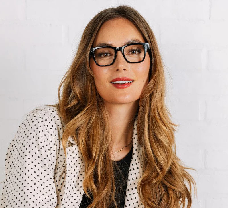 Peepers Bernadette Blue‑Light Reading Glasses – Black