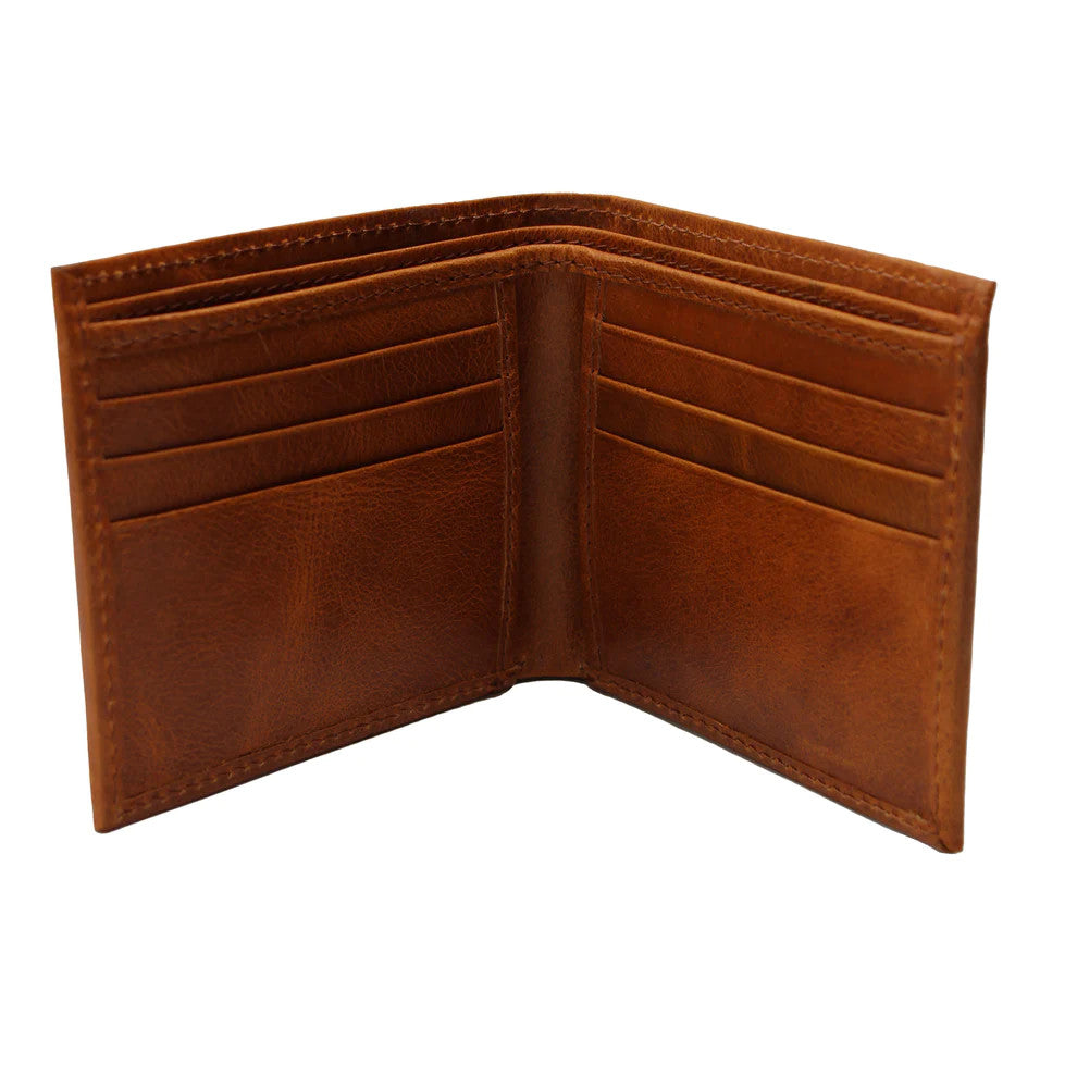 Local Boy Leather Bifold Wallet - Brown