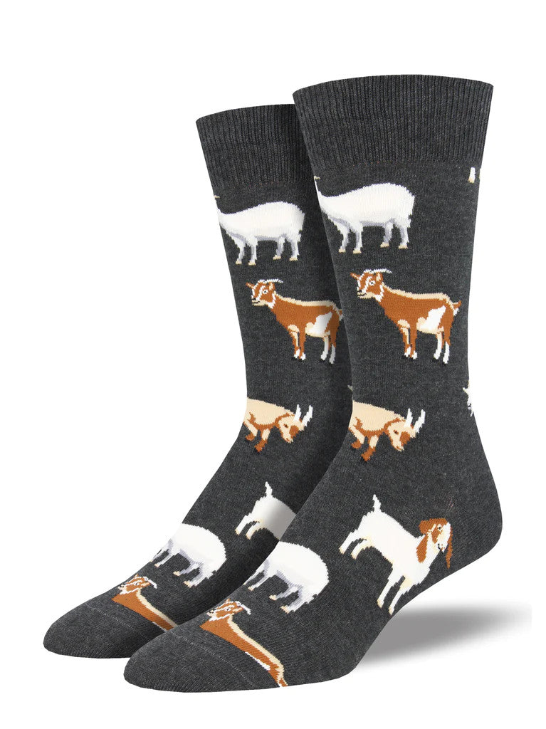 Socksmith Men's SIlly Billy Socks - Charcoal Heather
