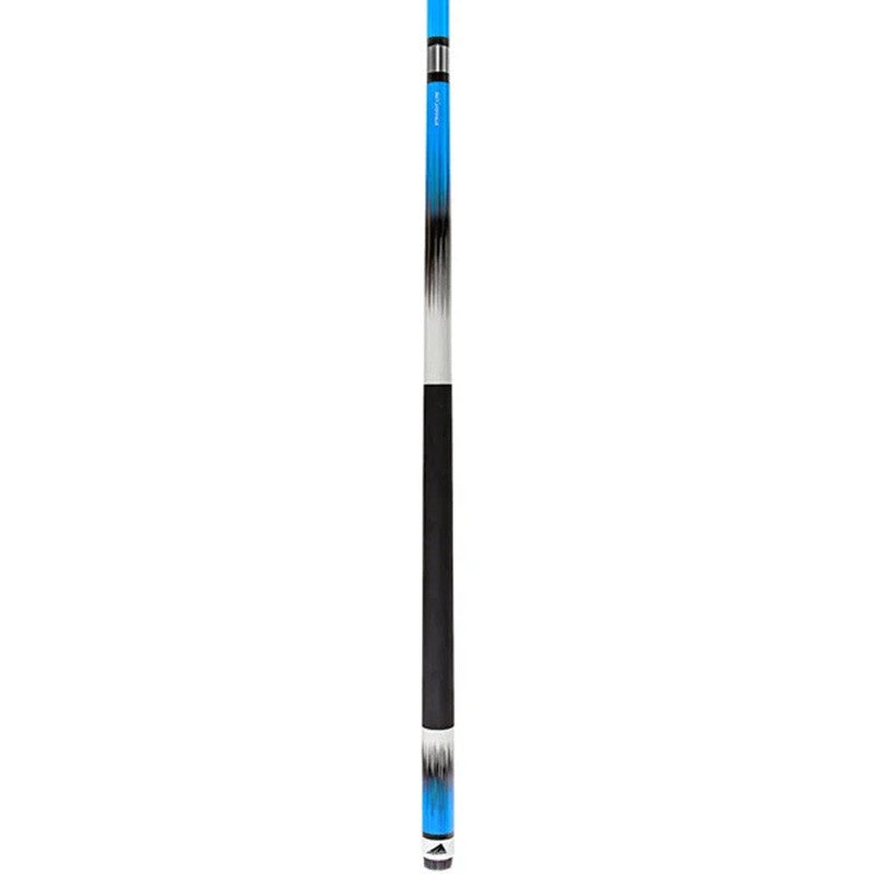 Mizerak 58" Two-Piece Carbon Composite Pool Cue - Neon Blue