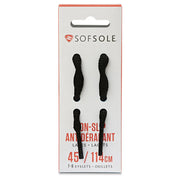 Sof Sole Non‑Slip Shoelaces 45″ - Black