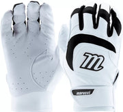 Signature Youth Batting Gloves V4 - White/Black