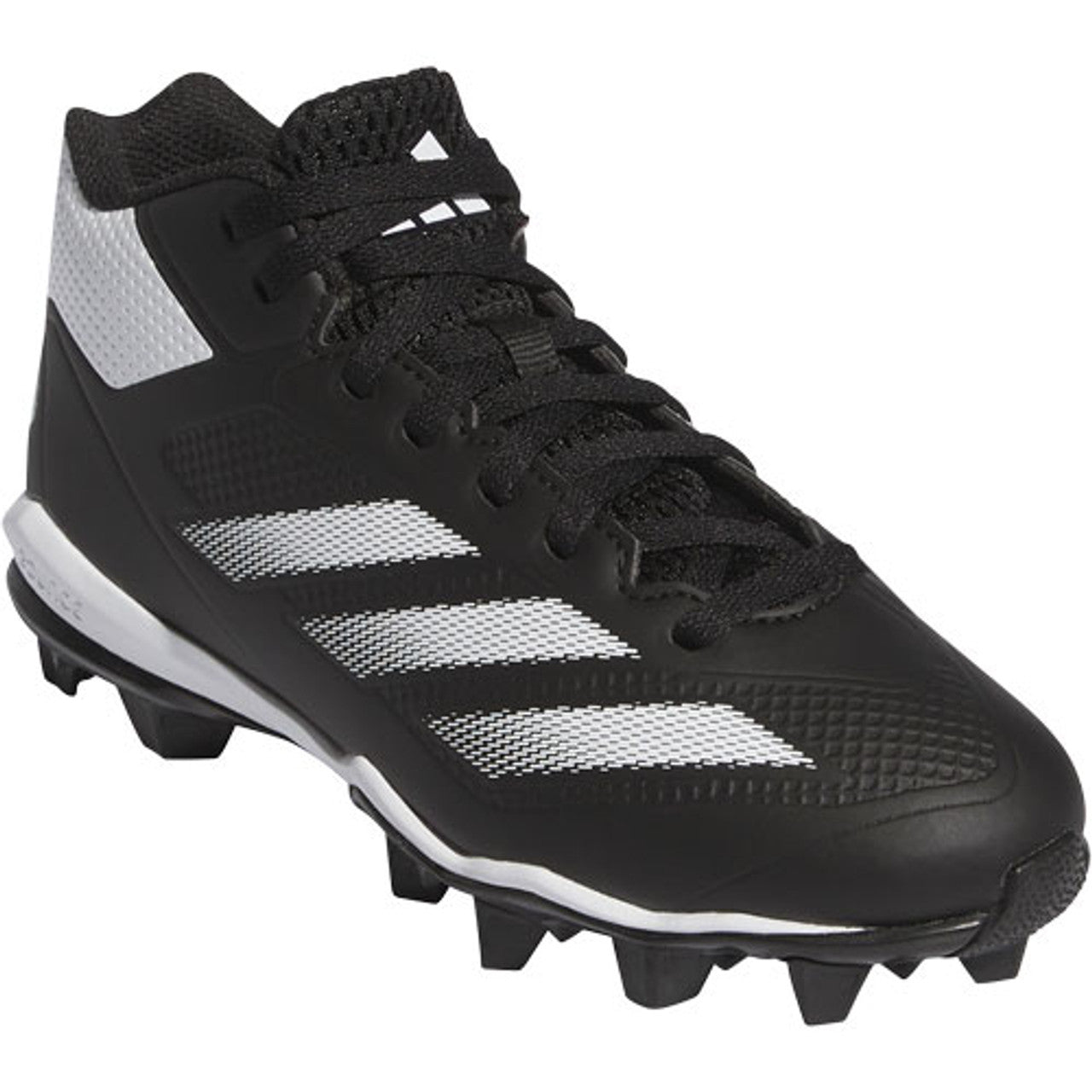 Adidas Youth Adizero Impact MD Cleat - Black/White