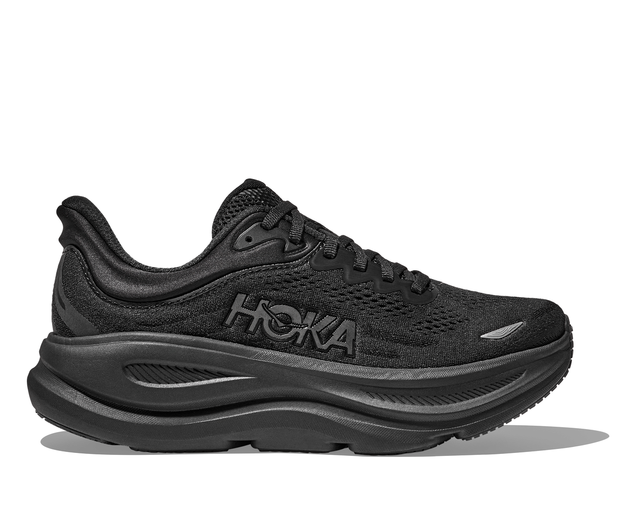 Hoka Women's Bondi 9 Wide - Black/Black