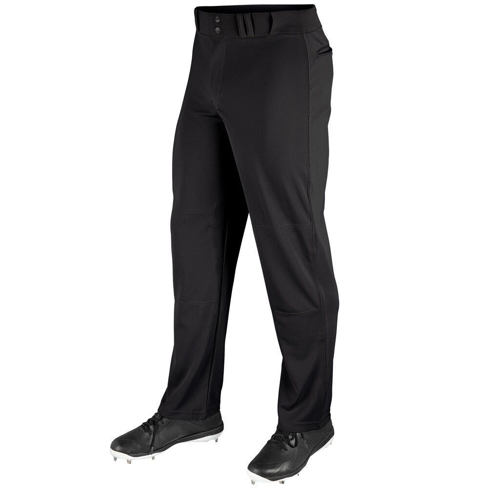 Champro Youth Open Bottom Relaxed Fit Baseball Pant - Black