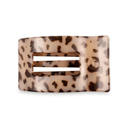 Teleties Blonde Tortoise Medium Flat Rectangle Hair Clip