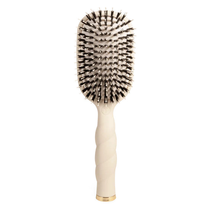 Teleties Boar Bristle Hair Brush - Tan