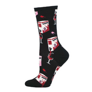 Socksmith Women’s Fine Like Boxed Wine Crew Socks