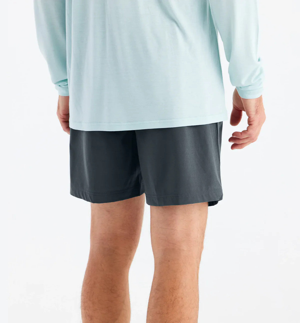 Free Fly Men's Breeze Short - 6" - Storm Cloud