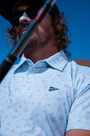 Breezy Golf Men's The Sips & Spritz Polo