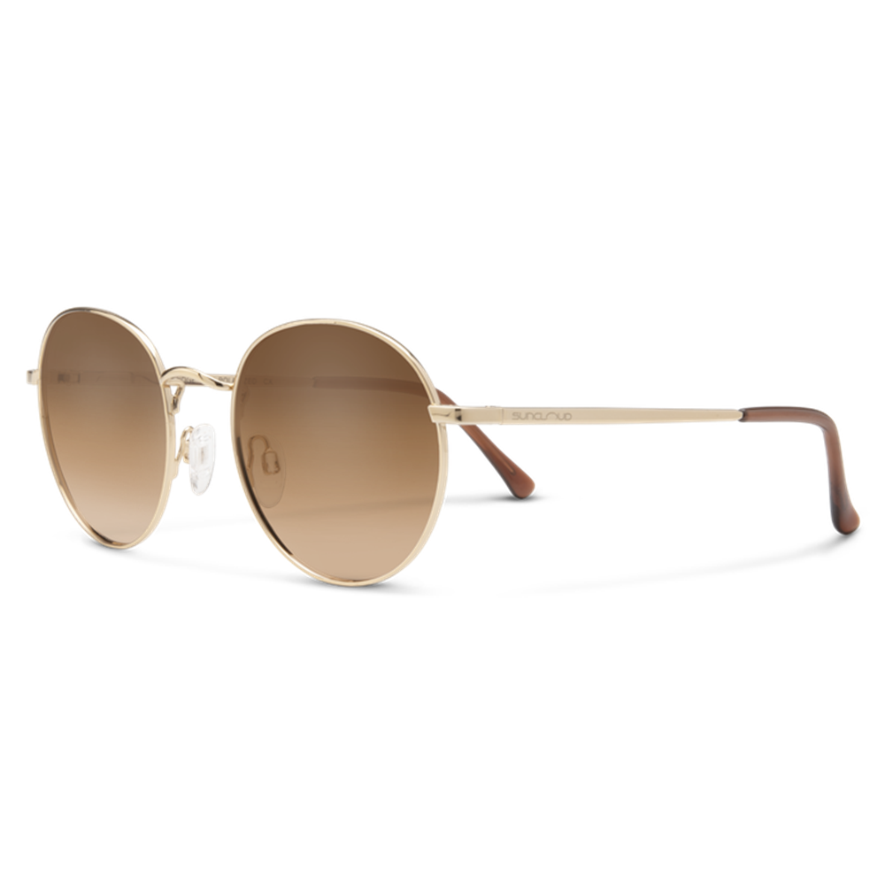 Suncloud Bridge City Polarized Sunglasses – Gold/Brown Gradient