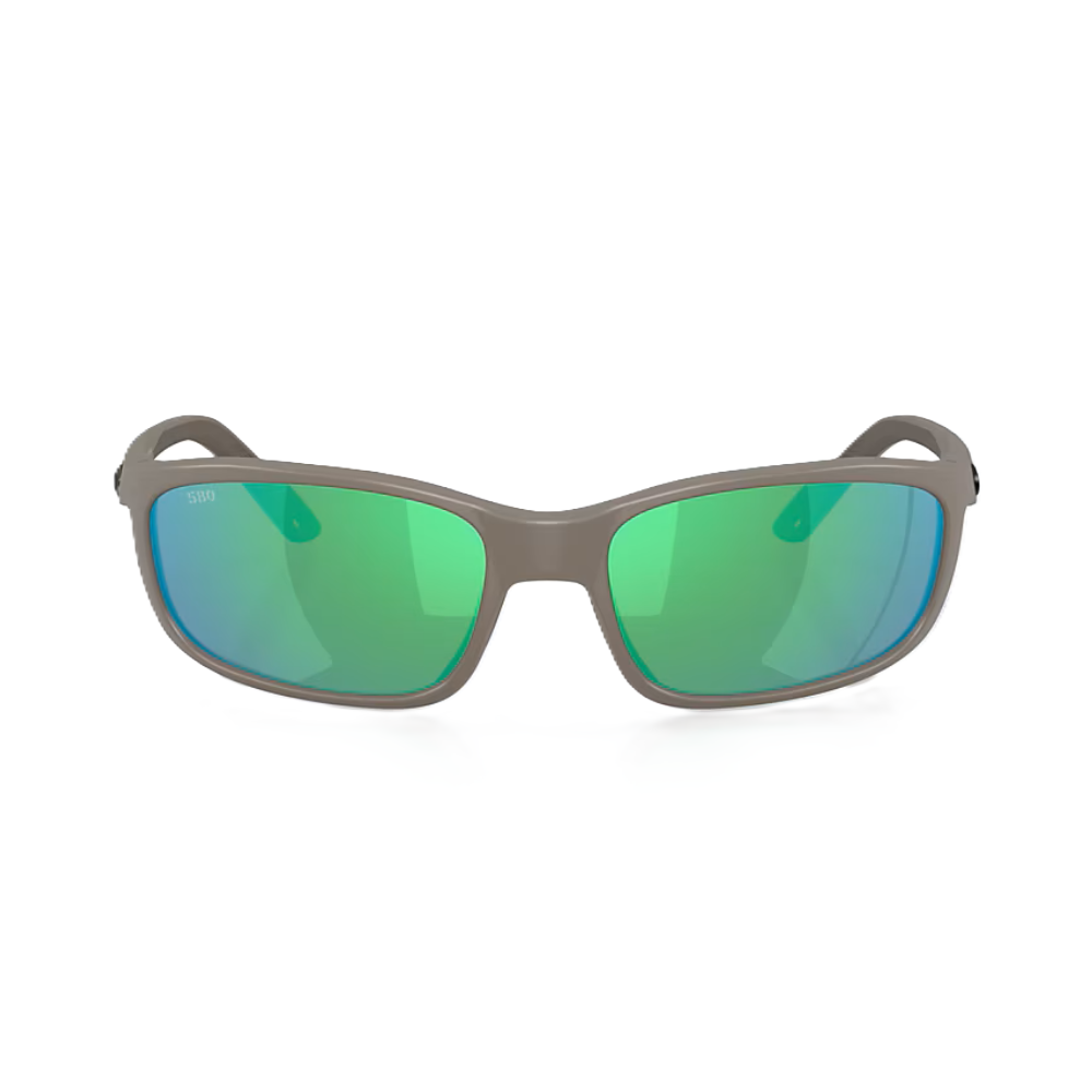 Costa Del Mar Brine II Polarized Sunglasses - Matte Olive Shale/Green Mirror