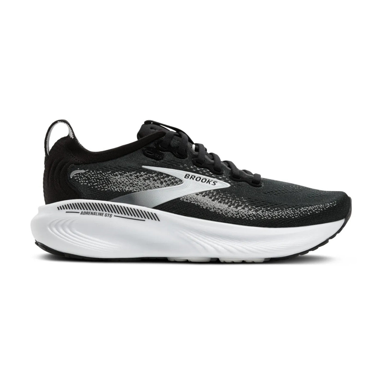 Brooks Men’s Adrenaline GTS 25 Running Shoes - Black/Grey/White