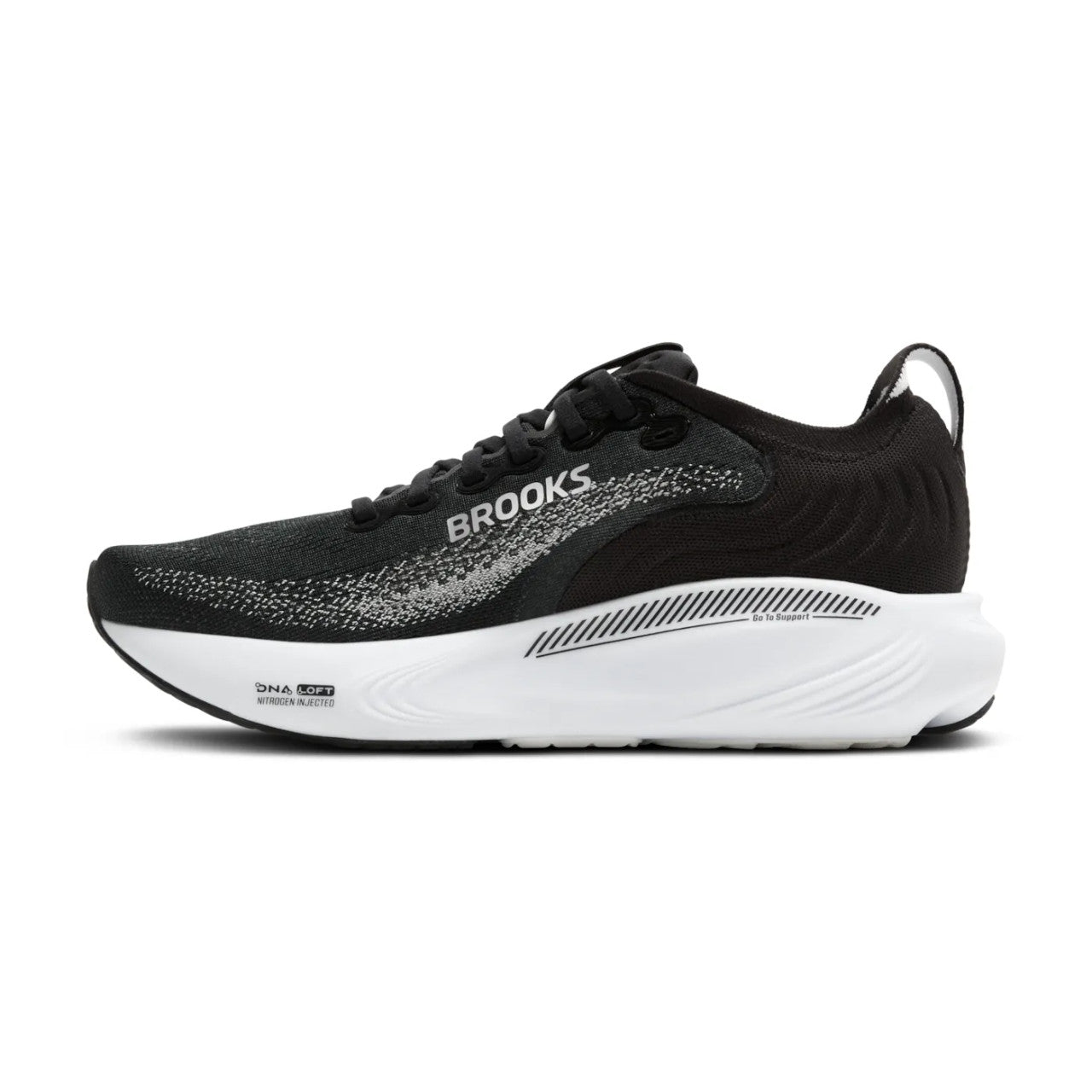 Brooks Men’s Adrenaline GTS 25 Running Shoes - Black/Grey/White
