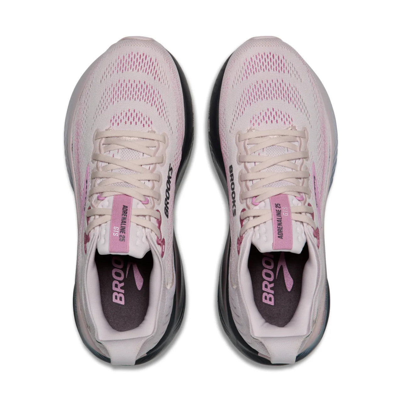 Brooks Women's Adrenaline GTS 25 Running Shoe - Mauve/Ebony/Pink