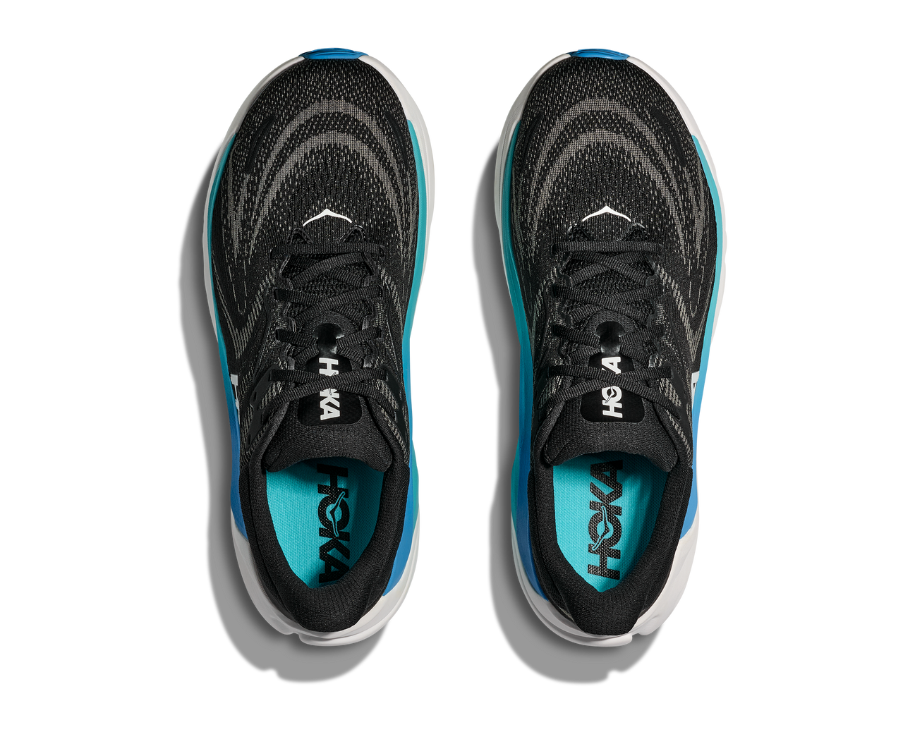 Hoka Men's Arahi 8 Running Shoes - Black/Skyward Blue
