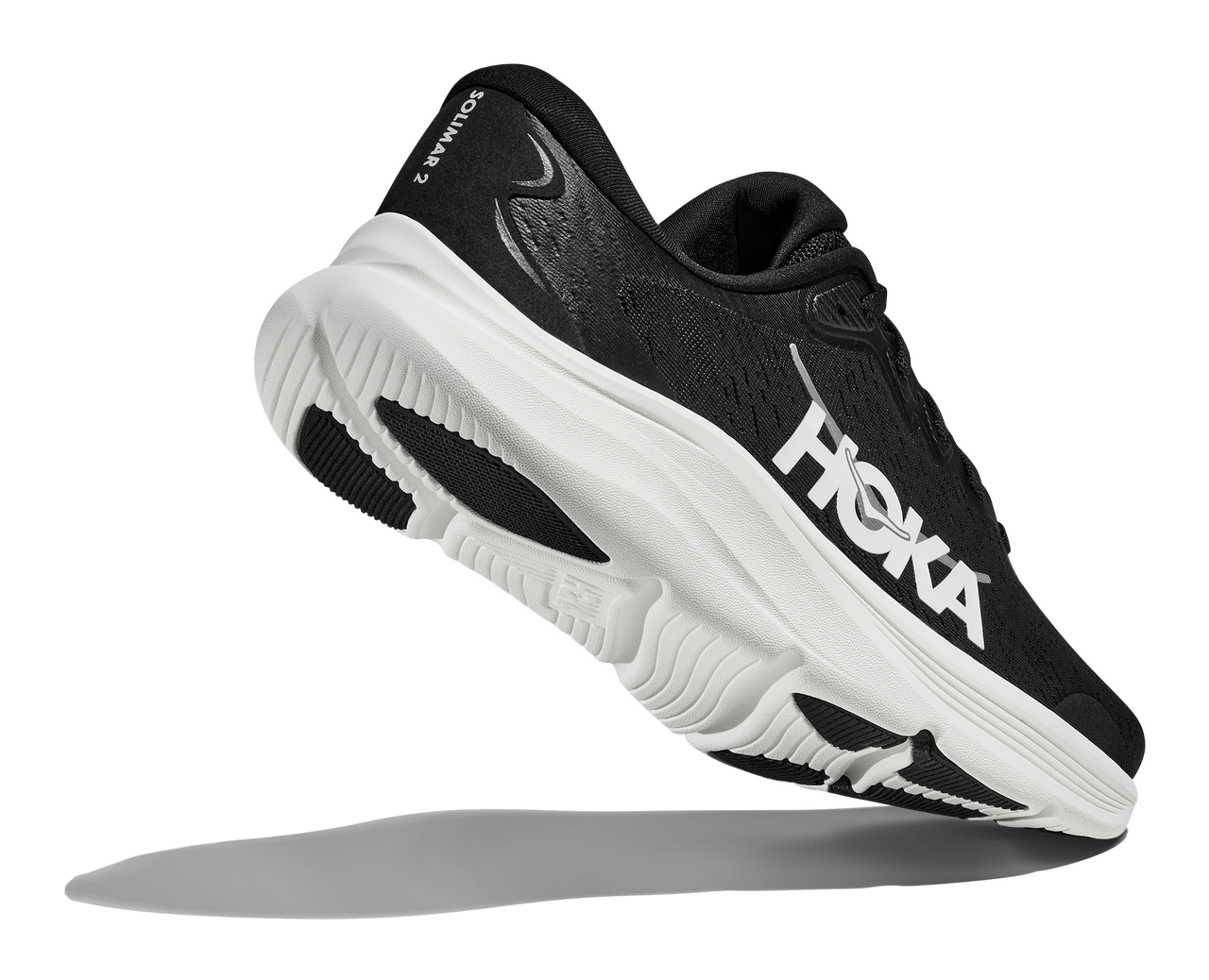 HOKA Solimar 2 Women’s Neutral Everyday Trainer - Black/White