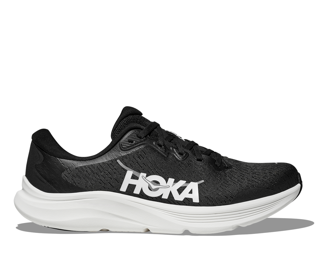 HOKA Solimar 2 Women’s Neutral Everyday Trainer - Black/White