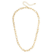 Canvas Parker Twisted Chain Necklace - Shiny Gold