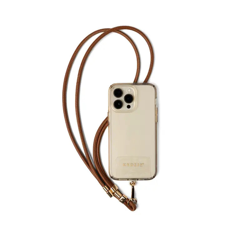 Kedzie Smartphone Lanyard - Chestnut