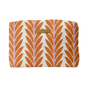 Laura Park Frond Orange Terry Beach Pouch