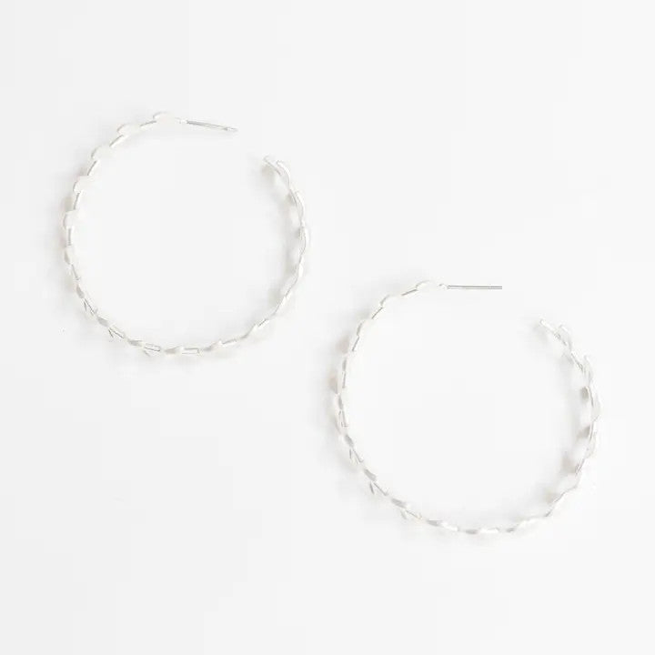 Michelle McDowell Earrings Devon Silver