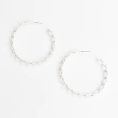 Michelle McDowell Earrings Devon Silver
