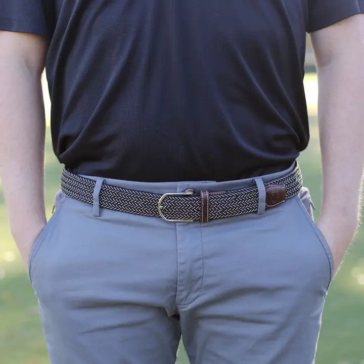 Roostas Men's The Maui Woven Stretch Belt
