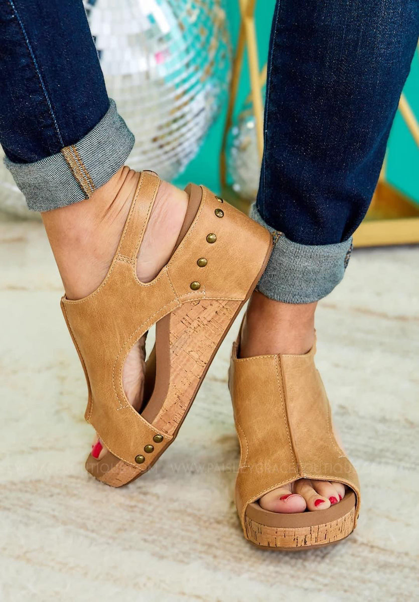 Corkys Women's Carley Wedge Sandal