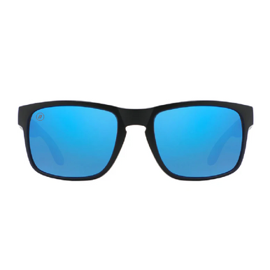 Blenders Canyon Polarized Sunglasses — Matte Black / Blue